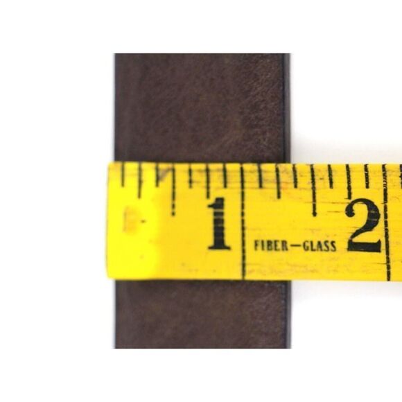 W. Kleinberg BROWN GENUINE LEATHER 1 3/8"Wd CASUAL DRESS MEN'S BELT Sz 36 (F6 - Picture 11 of 15
